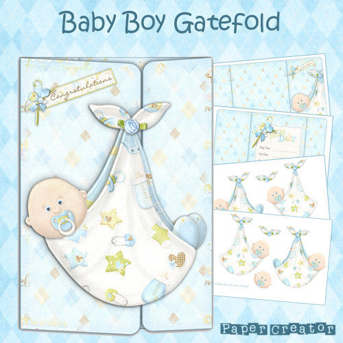 Gatefold Cards Bundle - The Printable Craft Shop - 4