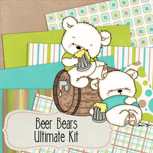Beer Bears Ultimate Kit - The Printable Craft Shop