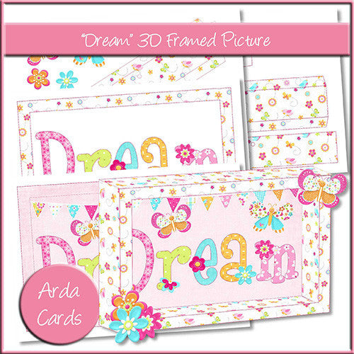 Dream 3D Framed Picture - The Printable Craft Shop