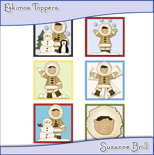 Eskimos Toppers - The Printable Craft Shop