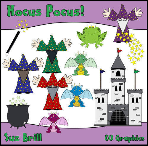 Hocus Pocus! CU Graphics - The Printable Craft Shop