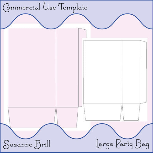 Commercial Use Party Bag Template - The Printable Craft Shop