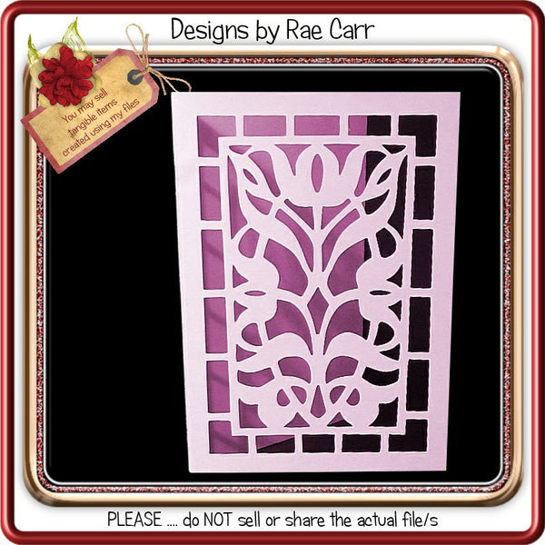 224 Cutwork Card  Multi-MACHINE Formats - The Printable Craft Shop