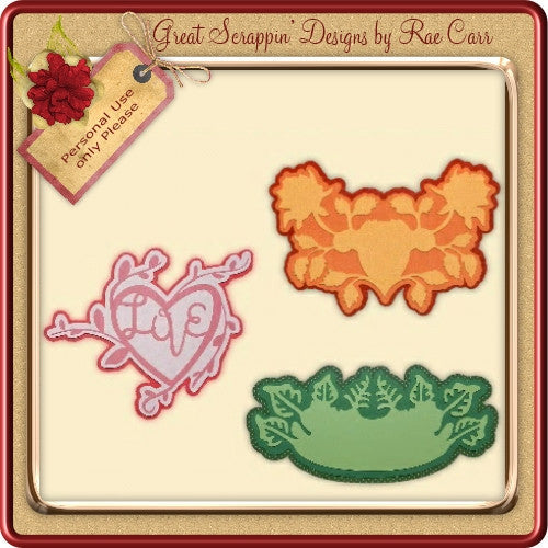 387 3 Fancy Toppers *MACHINE Cut Files* - The Printable Craft Shop