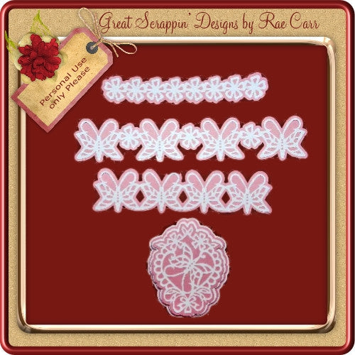 557 3 Borders & A Toppers  *MACHINE Cut Files* - The Printable Craft Shop
