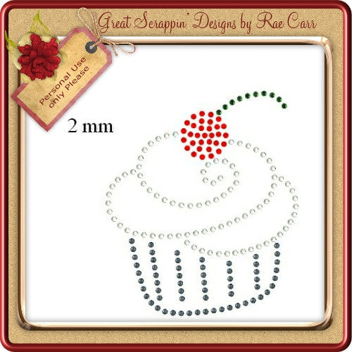 RS Cupcake    Multiple MACHINE Formats - The Printable Craft Shop