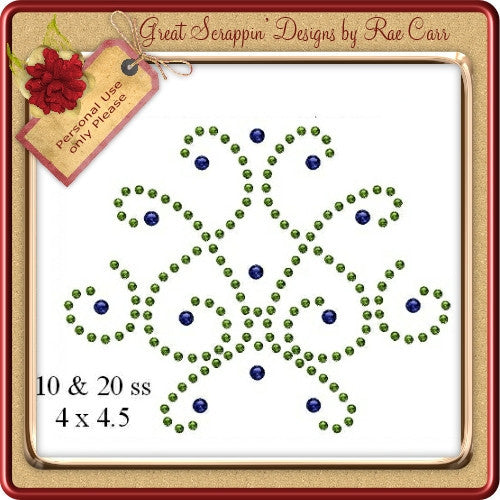 RS Fancy Swirlie  2   Multiple MACHINE Formats - The Printable Craft Shop