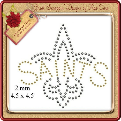 RS Saints     Multiple MACHINE Formats - The Printable Craft Shop
