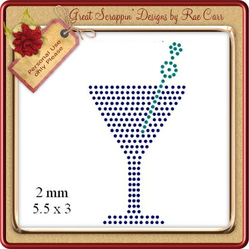 RS Martini     Multiple MACHINE Formats - The Printable Craft Shop