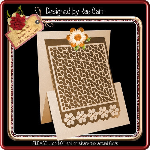 884 Stand Alone Card  *Multiple MACHINE Formats* - The Printable Craft Shop