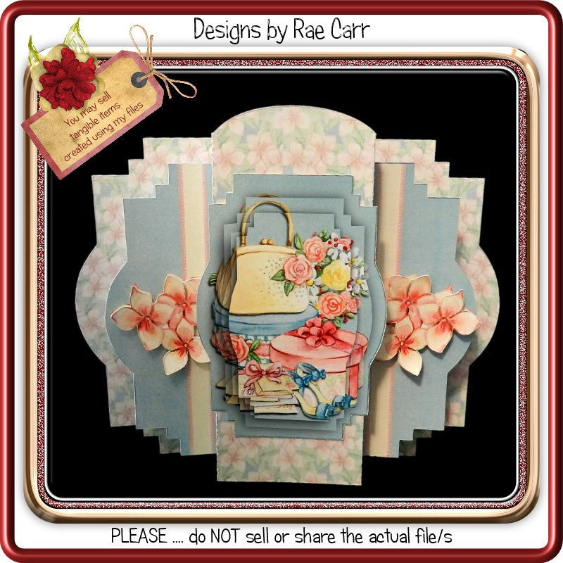 902 Female Accessories Center Pop Out   MACHINE Format - The Printable Craft Shop
