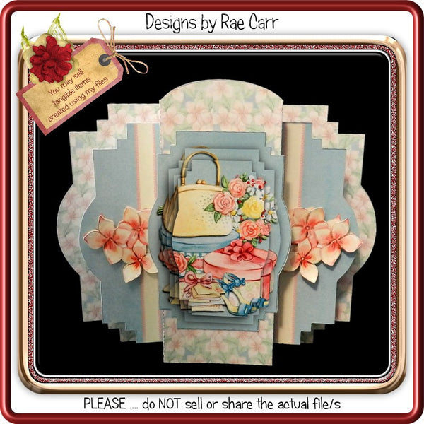 902 Female Accessories Center Pop Out   MACHINE Format - The Printable Craft Shop