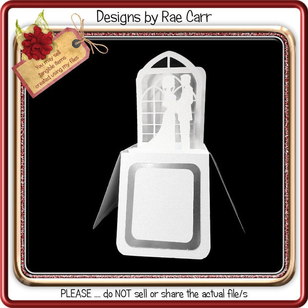 906 Wedding Box Card    Multilple MACHINE Formats - The Printable Craft Shop