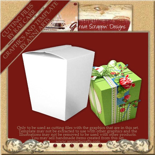 AA Bucket Take Out Container  MACHINE Cut Files - The Printable Craft Shop