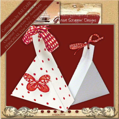 AA Triangular Gift Container *Multi-MACHINE Formats* - The Printable Craft Shop