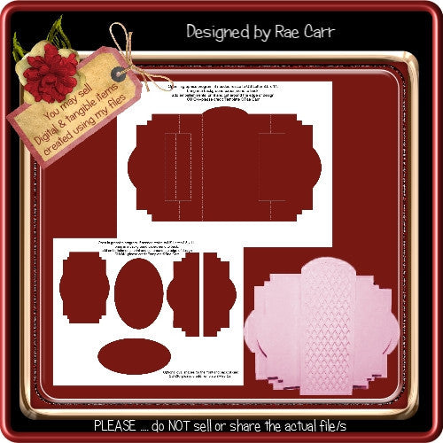 Double Pop Out Card Template - The Printable Craft Shop