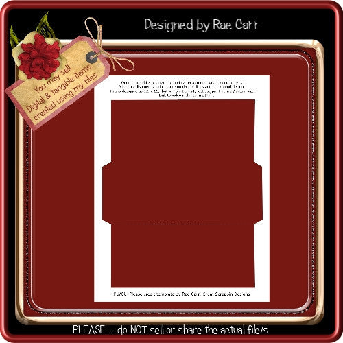 Money Holder Wallet Template B - The Printable Craft Shop