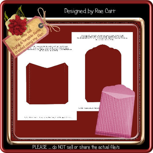 Envelope C Template - The Printable Craft Shop