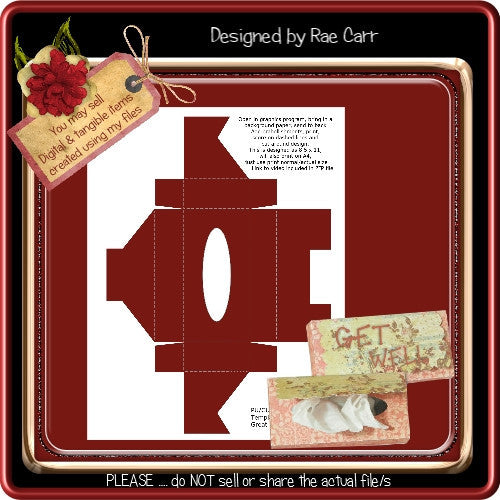 Tissue Box Template - The Printable Craft Shop