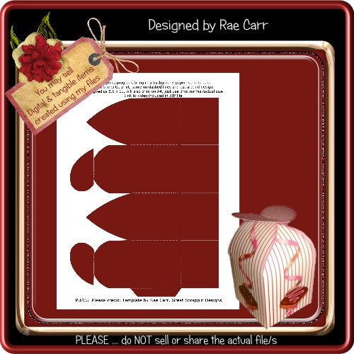 Truffle Box Template - The Printable Craft Shop
