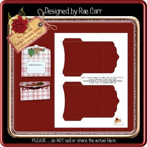 Gift Card Wallet Template - The Printable Craft Shop