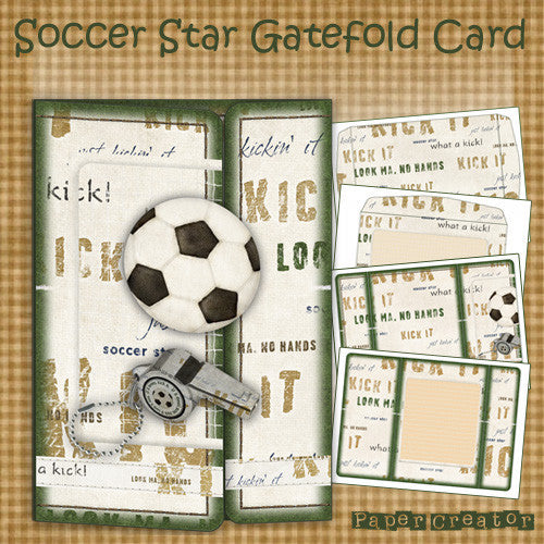 Gatefold Cards Bundle - The Printable Craft Shop - 15