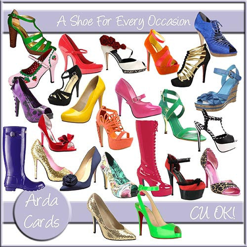 A Shoe For Every Occasion - The Printable Craft Shop