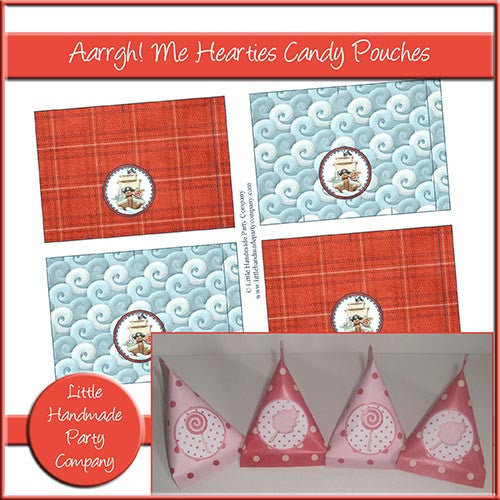 Aarrgh! Me Hearties Candy Pouches - The Printable Craft Shop