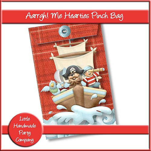 Aarrgh! Me Hearties Pinch Bag - The Printable Craft Shop