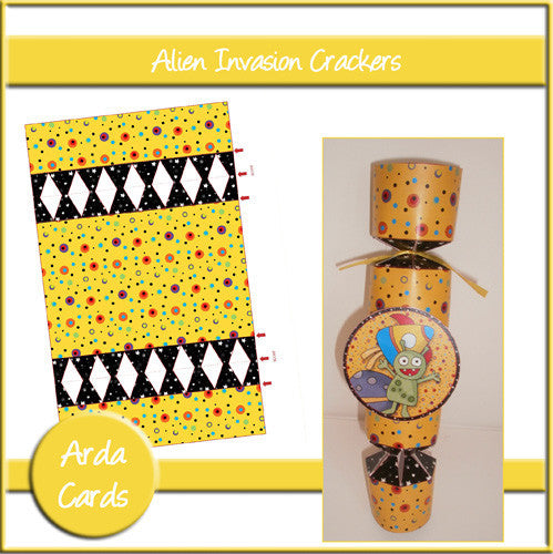 Alien Invasion Cracker - The Printable Craft Shop