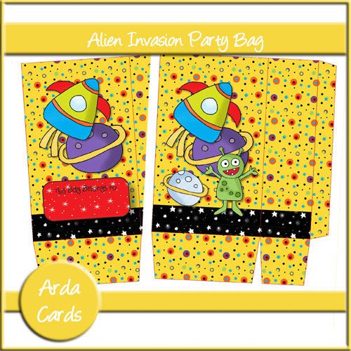 Alien Invasion Party Bag - The Printable Craft Shop