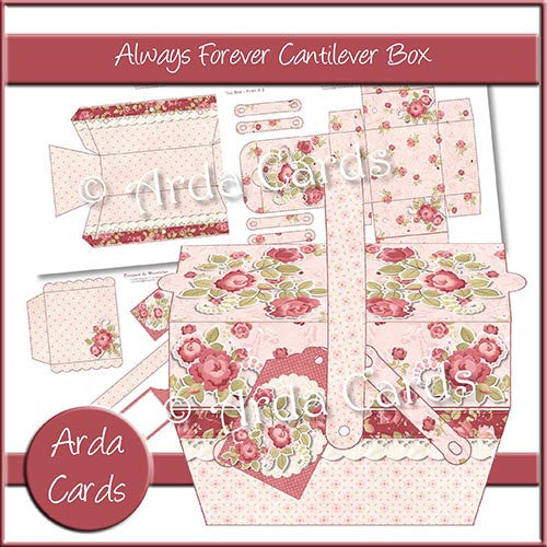 Always And Forever Cantilever Box - The Printable Craft Shop - 2