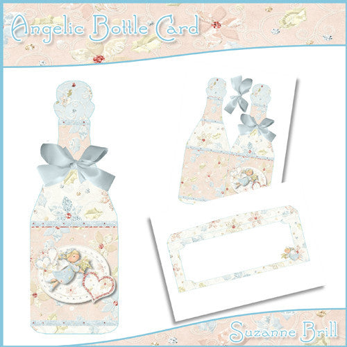 Angelic Bottle Card - The Printable Craft Shop