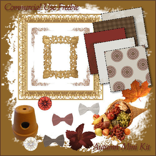 Mini Autumn Scrapbooking Kit - The Printable Craft Shop