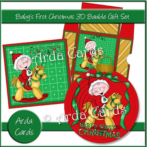 Baby's First Christmas 3D Bauble Gift Set - The Printable Craft Shop