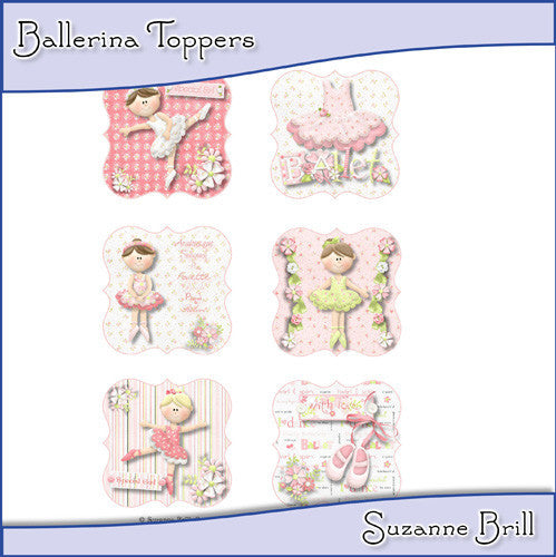 Ballerina Toppers - The Printable Craft Shop