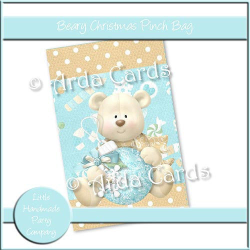 Beary Christmas Pinch Bag - The Printable Craft Shop