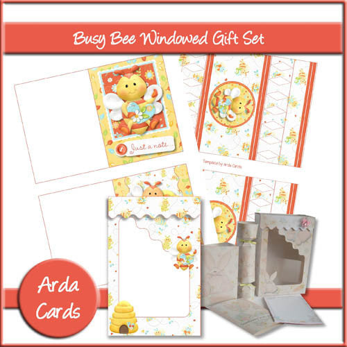 Busy Bee Windowed Gift Set - The Printable Craft Shop