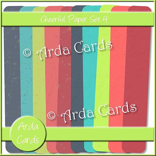 Cheerful Papers Set 4 - The Printable Craft Shop