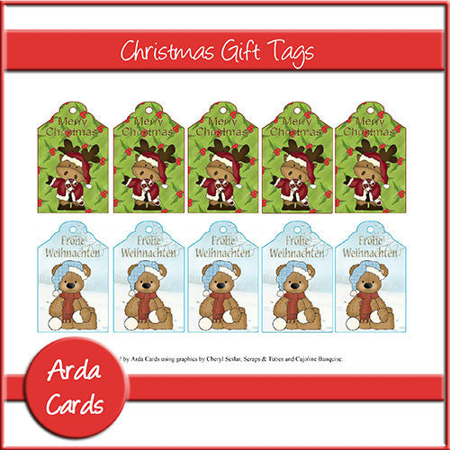 Christmas Gift Tags - The Printable Craft Shop