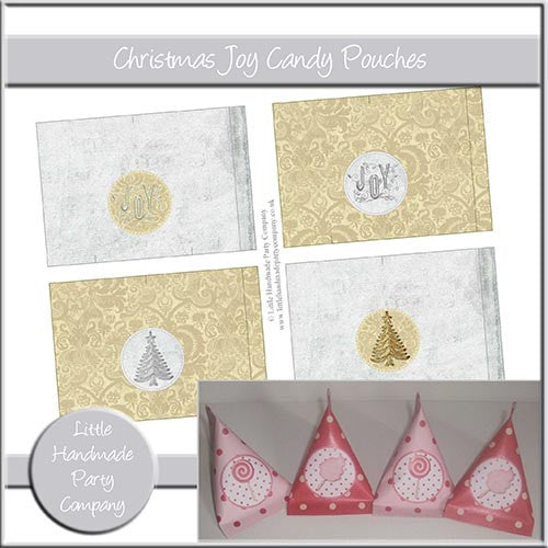 Christmas Joy Candy Pouches - The Printable Craft Shop