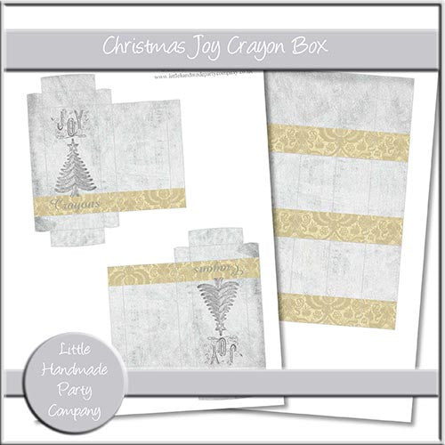 Christmas Joy Crayon Box - The Printable Craft Shop