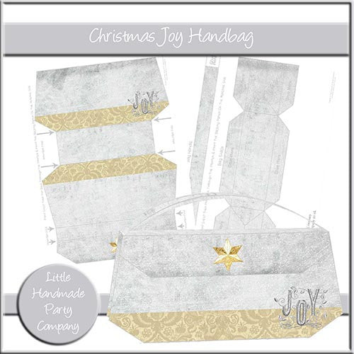 Christmas Joy Handbag - The Printable Craft Shop