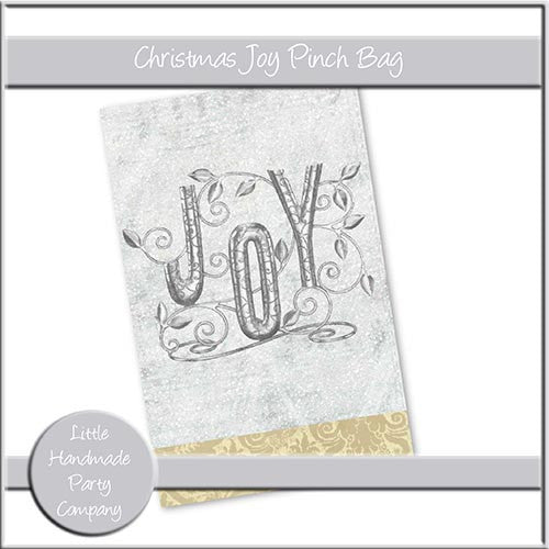 Christmas Joy Pinch Bag - The Printable Craft Shop