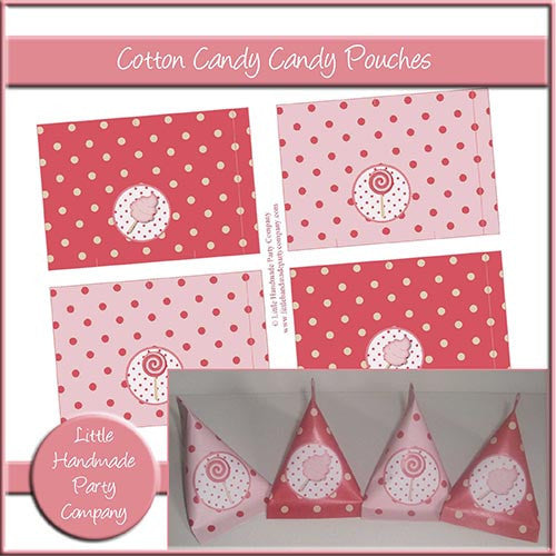 Cotton Candy Candy Pouches
