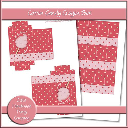 Cotton Candy Crayon Box - The Printable Craft Shop