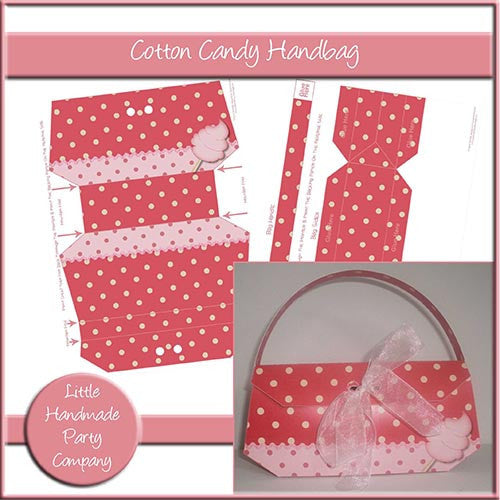 Cotton Candy Handbag - The Printable Craft Shop