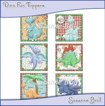Dino Fun Toppers - The Printable Craft Shop