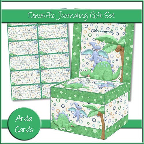 Dinoriffic Journaling Gift Set - The Printable Craft Shop