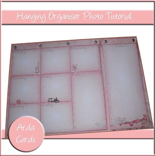 Hanging Organiser Photo Tutorial - The Printable Craft Shop